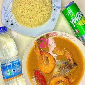Attiéké & Soupe de Poisson
